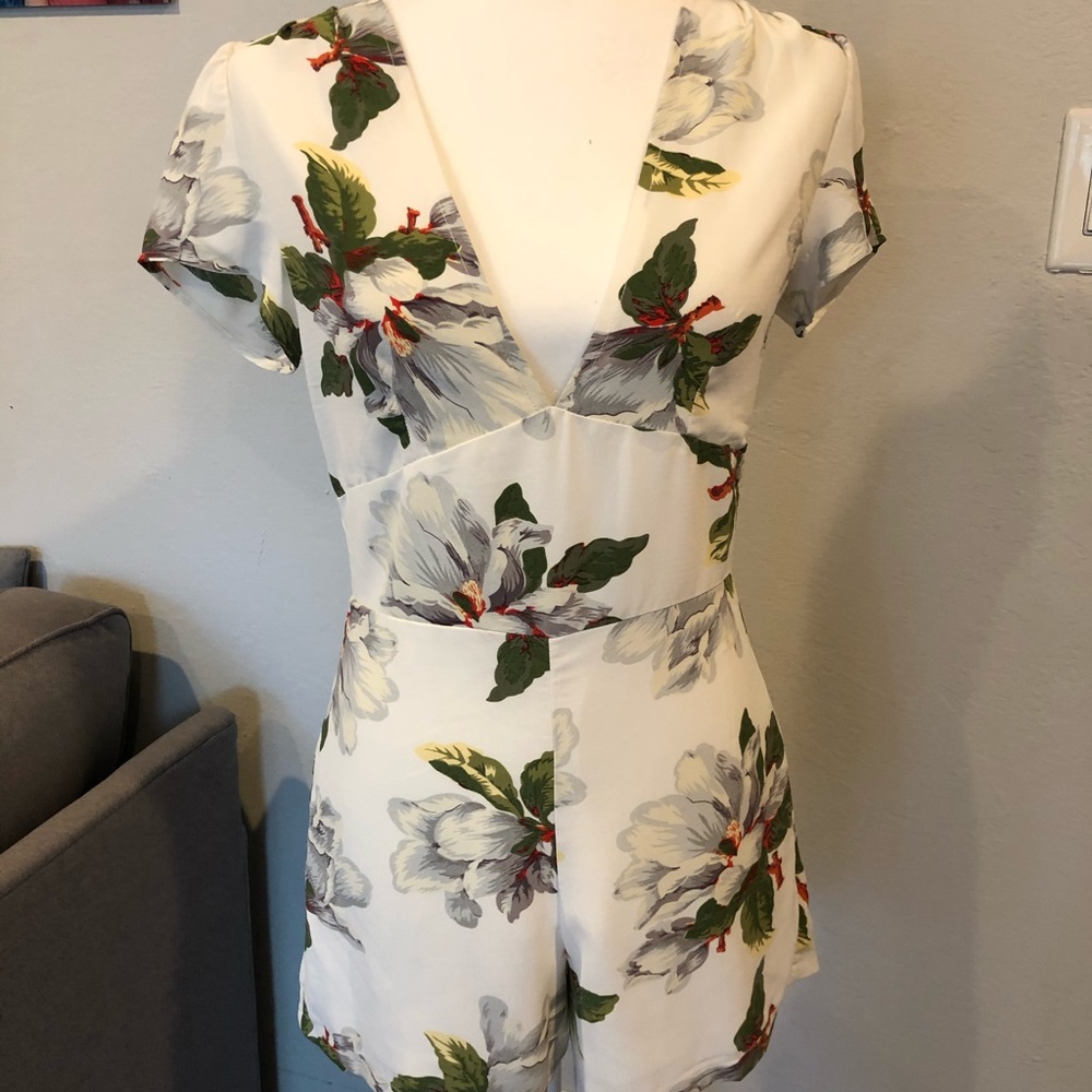 White Summer Romper